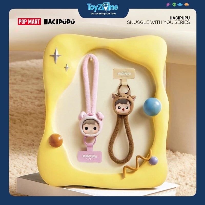 Dây đeo điện thoại Blind box HACIPUPU Snuggle With You Phone Lanyard POP MART