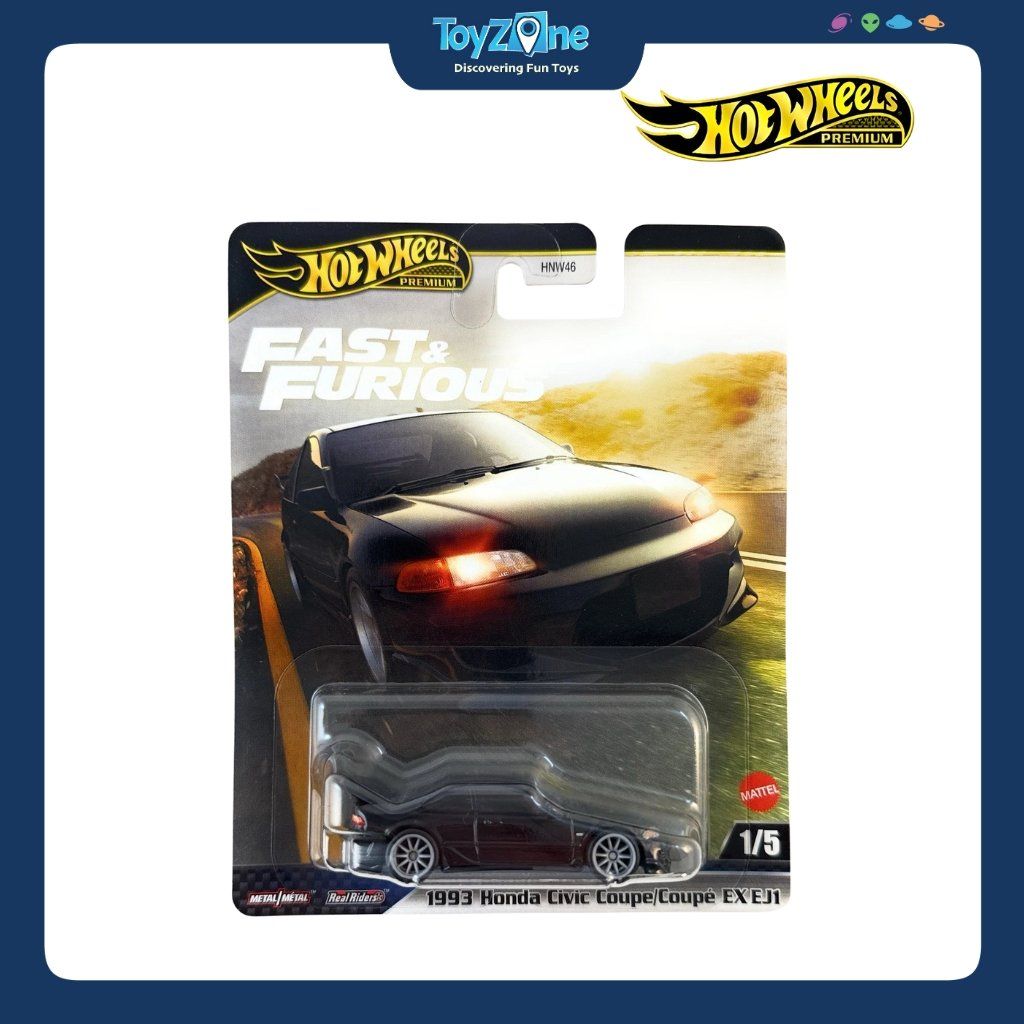 Mô hình xe Hot Wheels Premium Fast And Furious Series chính hãng
