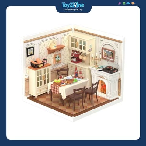 Mô hình lắp ráp nhà nhựa DIY Phòng Ăn Ấm Áp Rolife Warm Dining Room DW015B ROBOTIME