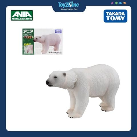 Mô hình đồ chơi Động Vật Gấu Trắng ANIA AS-10 Polar Bear TAKARA TOMY