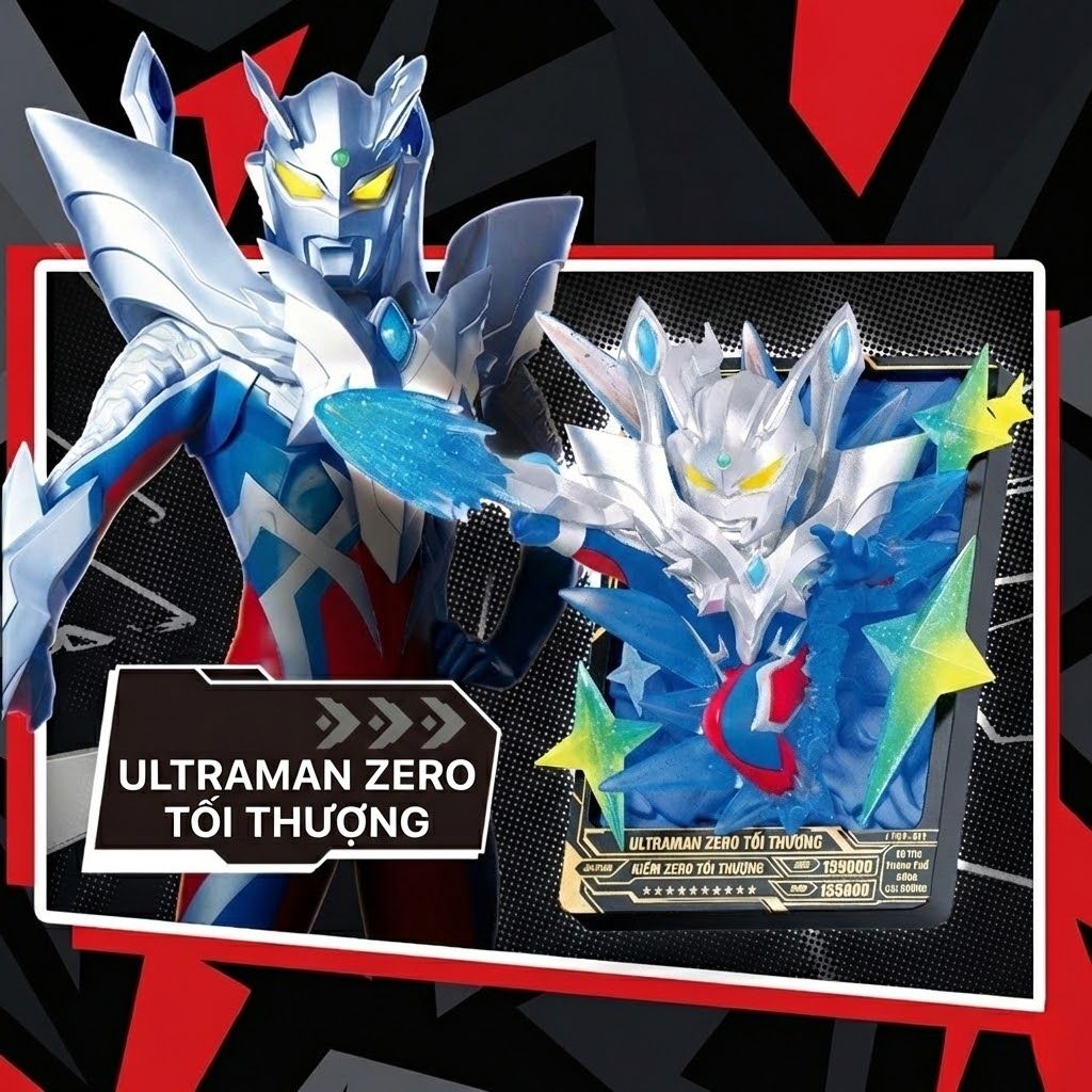 Mô hình đồ chơi Blind box Ultraman Heroes 3D ( Siêu nhân Điện Quang )  KAYOU