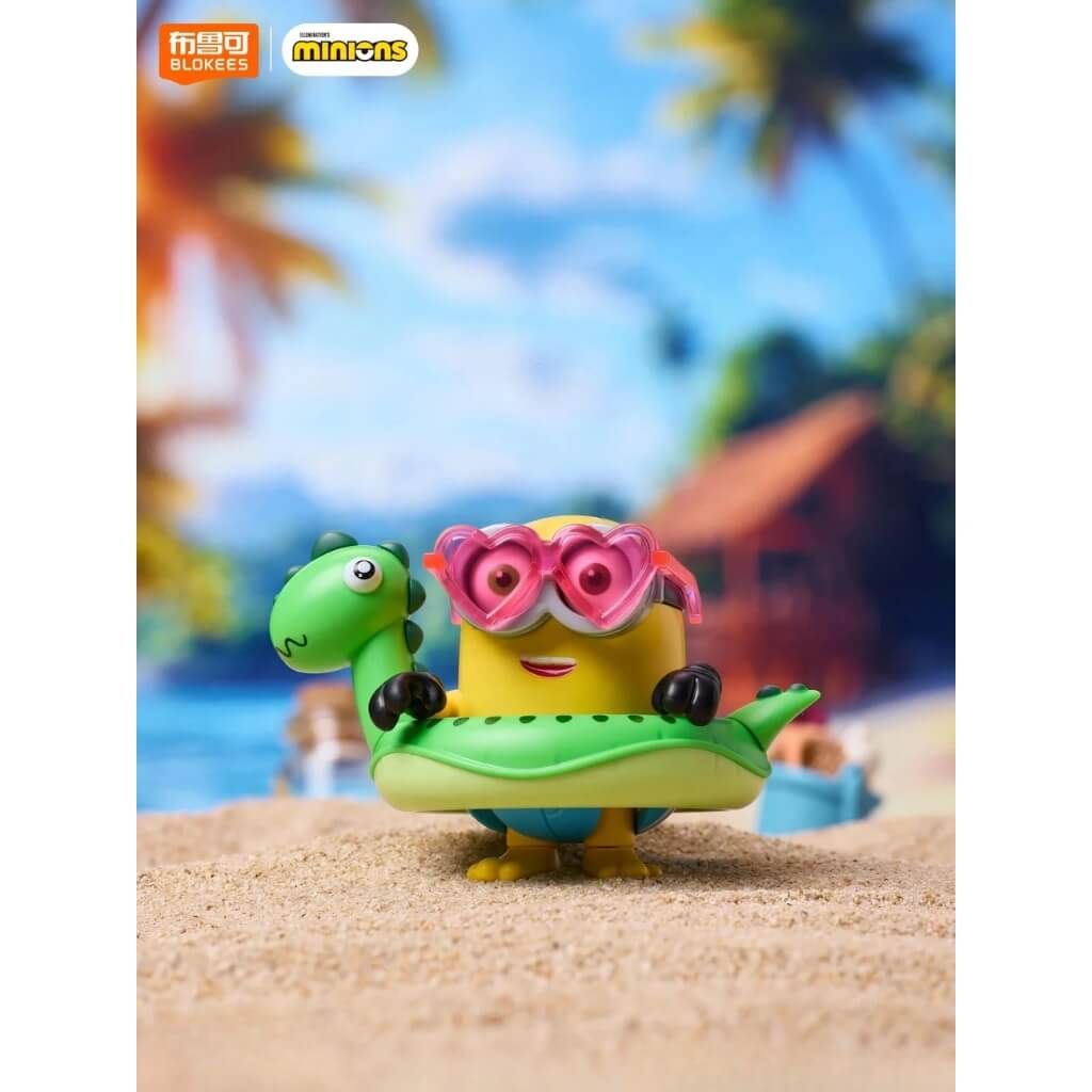 Mô hình đồ chơi lắp ráp Blind box Minions Mokoo 02 Summer Bello BLOKEES