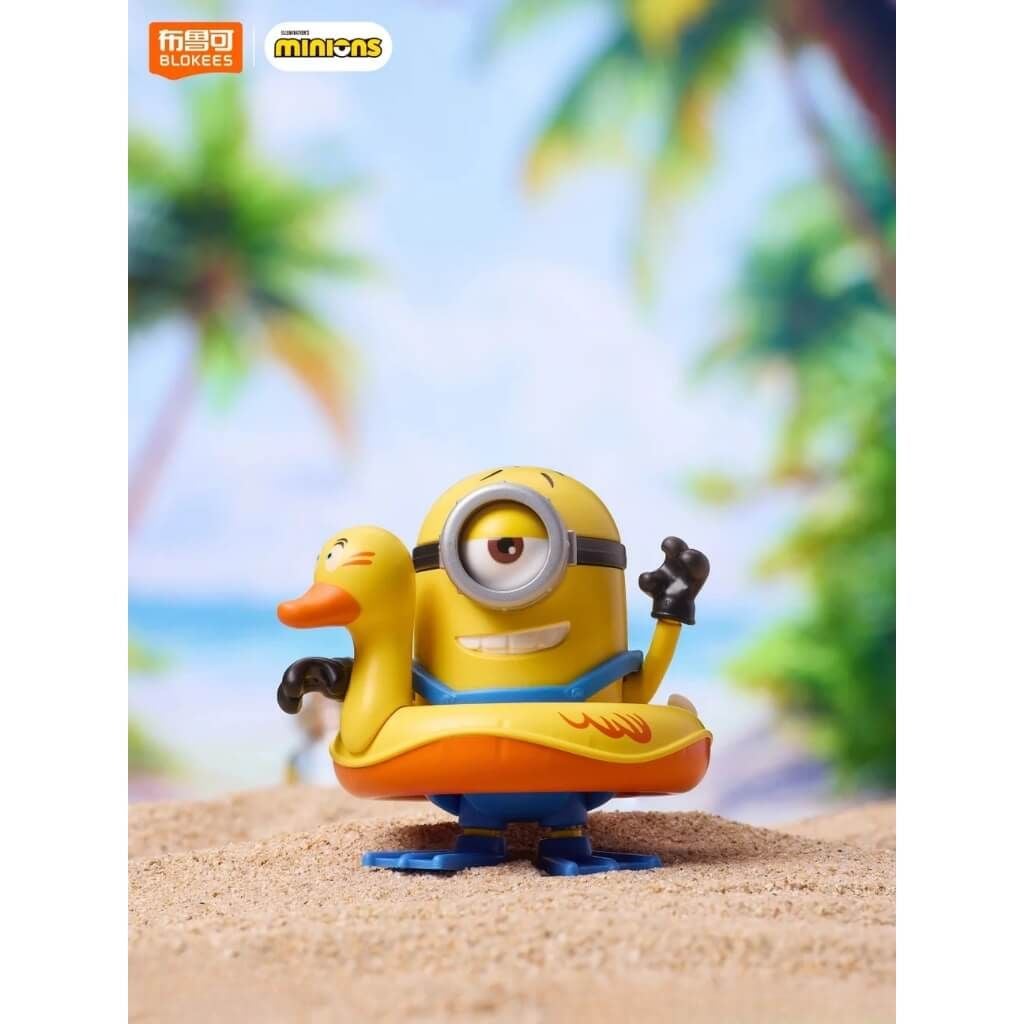 Mô hình đồ chơi lắp ráp Blind box Minions Mokoo 02 Summer Bello BLOKEES
