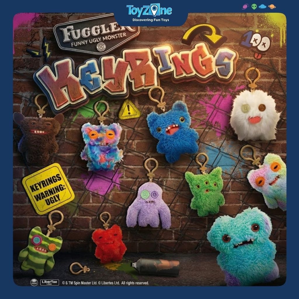 Mô Hình Đồ Chơi Sưu Tầm Móc Khoá Fuggler Keyrings Ver 5 5inch ZURU TOYS