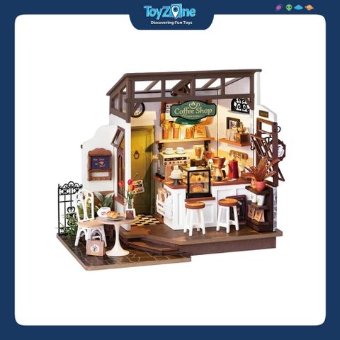 Mô hình lắp ráp nhà gỗ DIY Quán Cà Phê Số 17 Rolife No.17 Café ROBOTIME