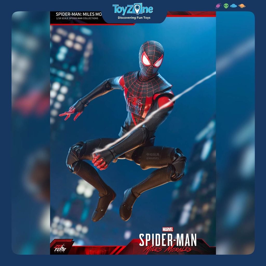 Mô hình Người Nhện Spider Man Miles Morales 1:10 ZD TOYS