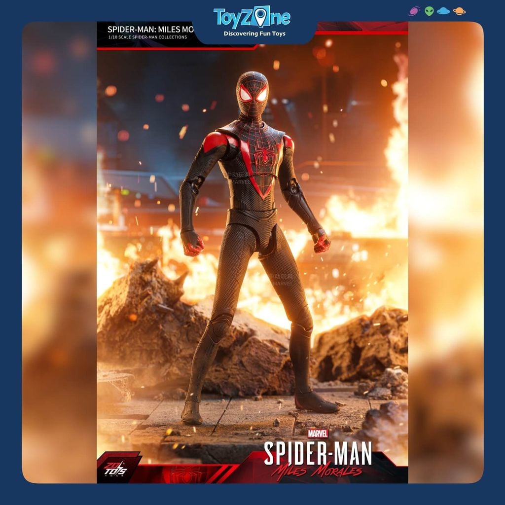 Mô hình Người Nhện Spider Man Miles Morales 1:10 ZD TOYS