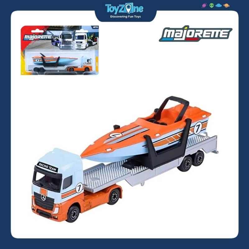  Đồ chơi mô hình xe City Transporter Mercedes-Benz Actros MAJORETTE 