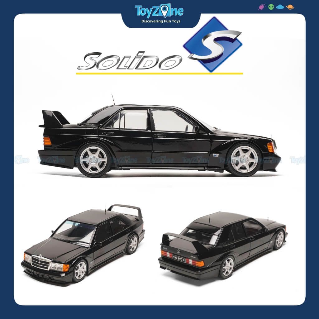 Mô hình xe Mercedes-Benz 190E ( W201 ) EVO II 1990 1:18 SOLIDO
