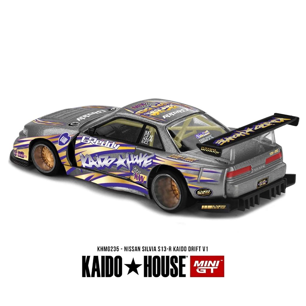 Mô hình xe Nissan Silvia S13-R 1:64 KAIDO HOUSE x MINIGT