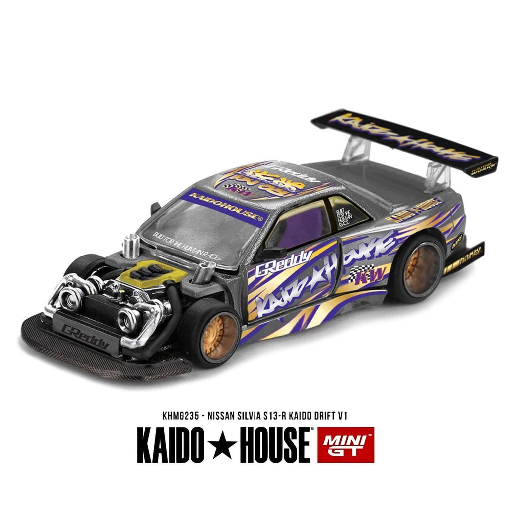 Mô hình xe Nissan Silvia S13-R 1:64 KAIDO HOUSE x MINIGT
