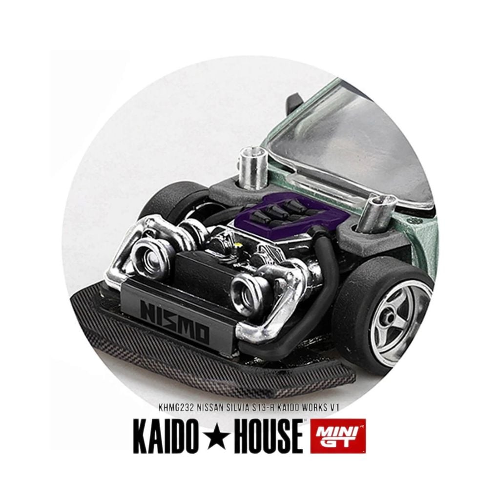 Mô hình xe Nissan Silvia S13-R 1:64 KAIDO HOUSE x MINIGT