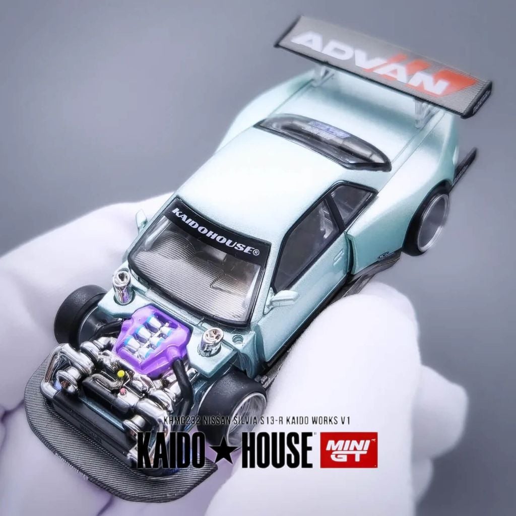 Mô hình xe Nissan Silvia S13-R 1:64 KAIDO HOUSE x MINIGT