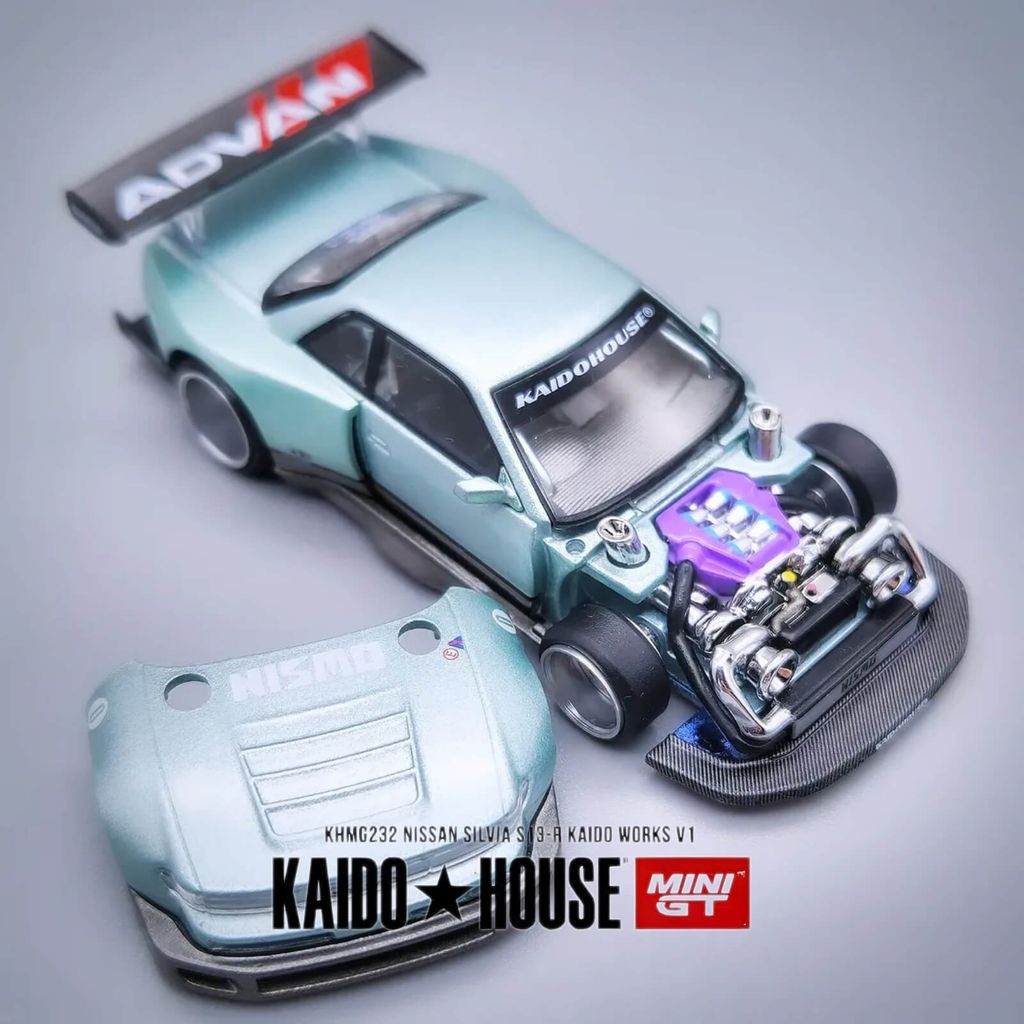 Mô hình xe Nissan Silvia S13-R 1:64 KAIDO HOUSE x MINIGT
