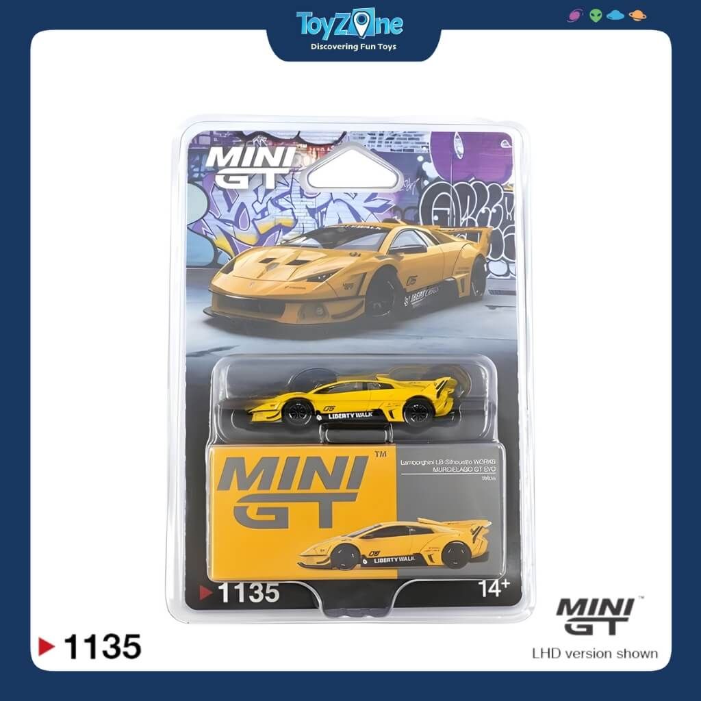 Mô hình xe Lamborghini Murcielago GT Evo LB-Silhouette WORKS 1:64 MiniGT