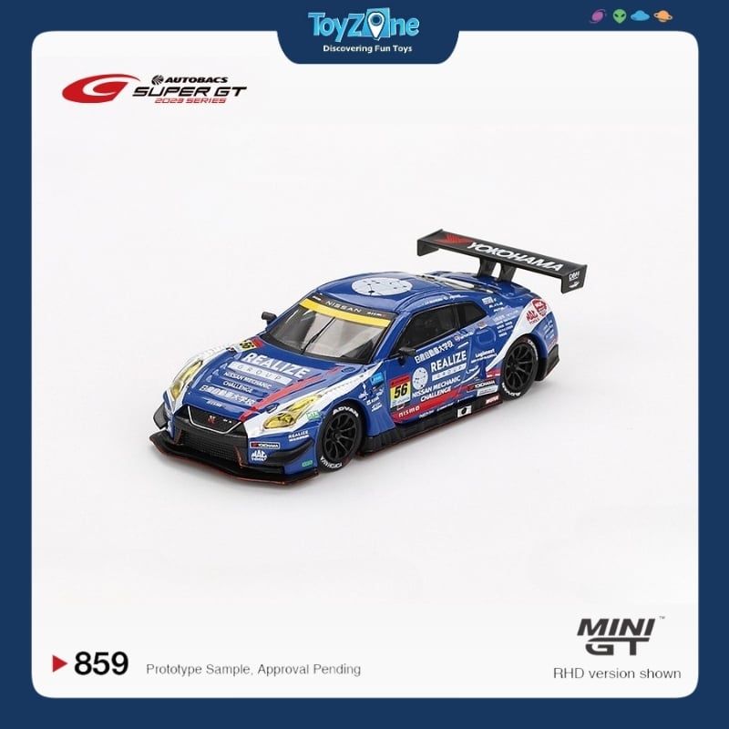 Mô hình xe Nissan GT-R NISMO GT3 KONDO RACING 2023 1:64 MiniGT