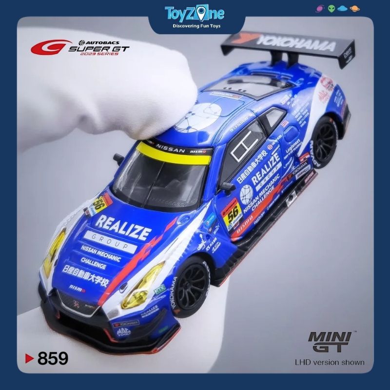 Mô hình xe Nissan GT-R NISMO GT3 KONDO RACING 2023 1:64 MiniGT