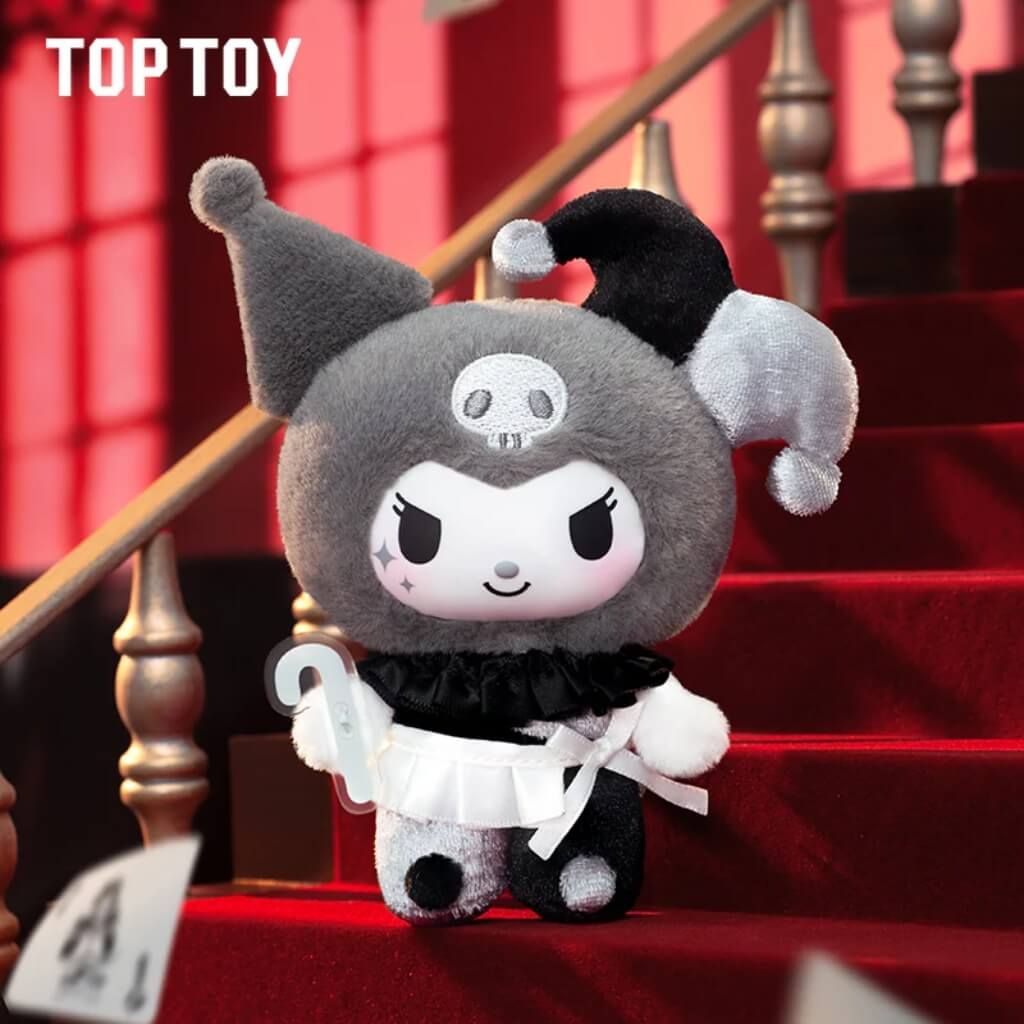 Mô hình đồ chơi Blind box Kuromi Poker Kingdom Series Plush Pendant TOP TOY
