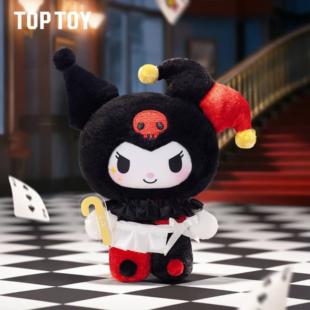Mô hình đồ chơi Blind box Kuromi Poker Kingdom Series Plush Pendant TOP TOY