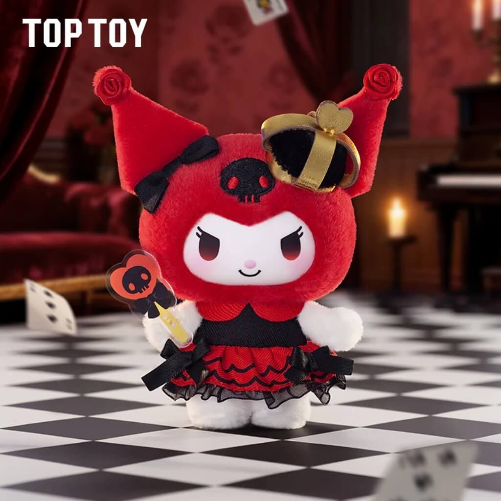 Mô hình đồ chơi Blind box Kuromi Poker Kingdom Series Plush Pendant TOP TOY