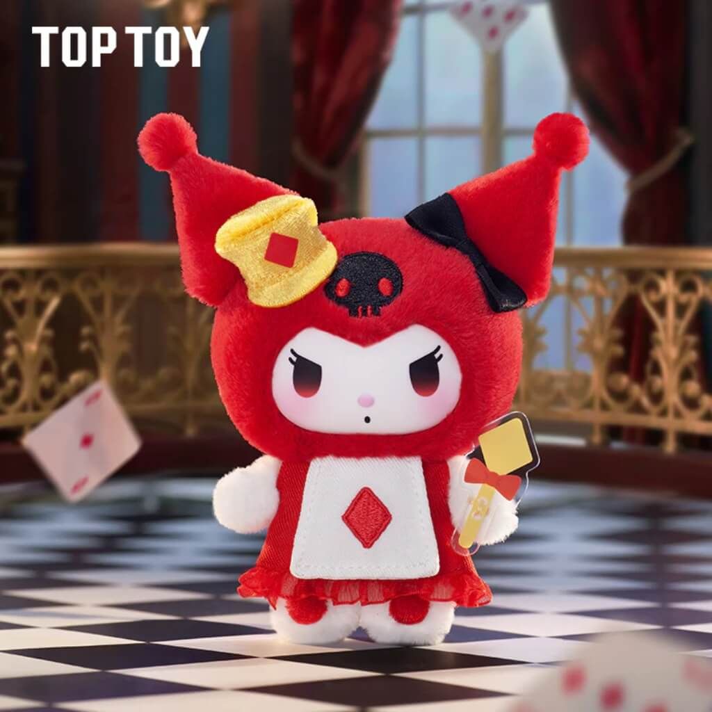 Mô hình đồ chơi Blind box Kuromi Poker Kingdom Series Plush Pendant TOP TOY
