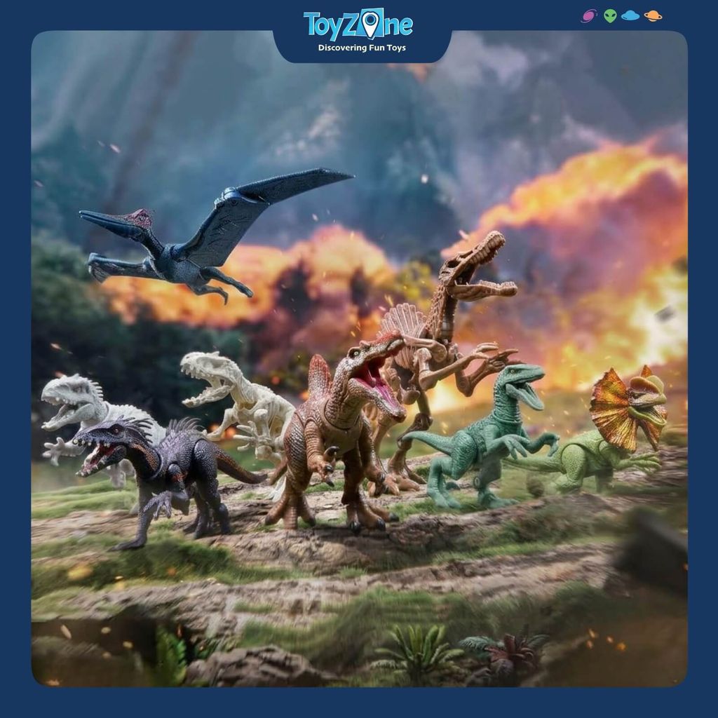 Mô hình đồ chơi lắp ráp Blind box Jurassic World Terraventure EJ03 BLOKEES