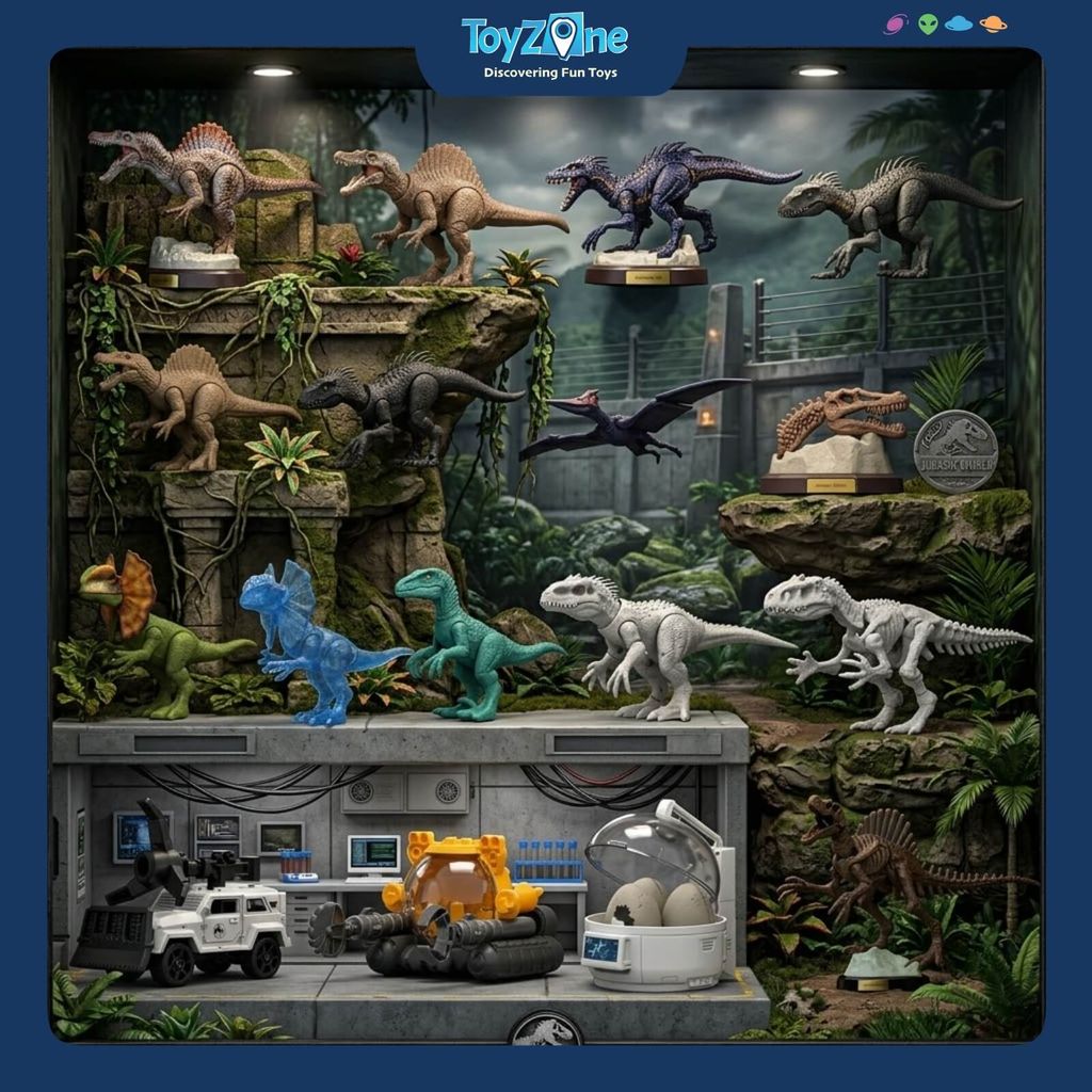 Mô hình đồ chơi lắp ráp Blind box Jurassic World Terraventure EJ03 BLOKEES
