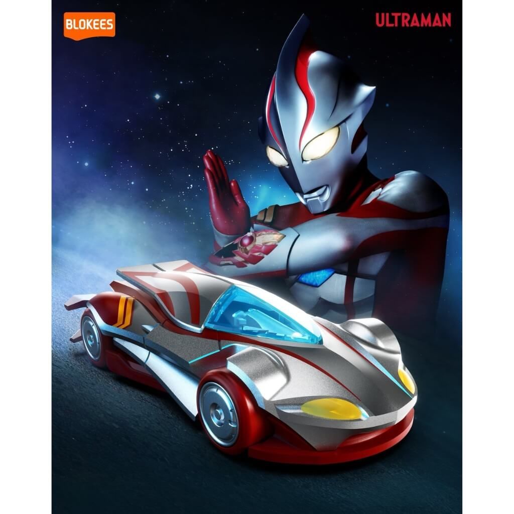 Mô hình đồ chơi lắp ráp Blind box Ultraman Wheels C01 Galaxy Power BLOKEES