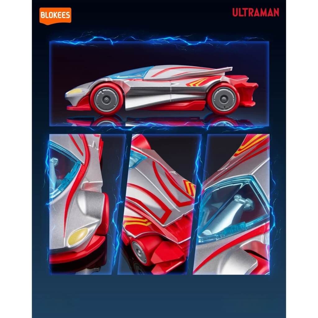 Mô hình đồ chơi lắp ráp Blind box Ultraman Wheels C01 Galaxy Power BLOKEES