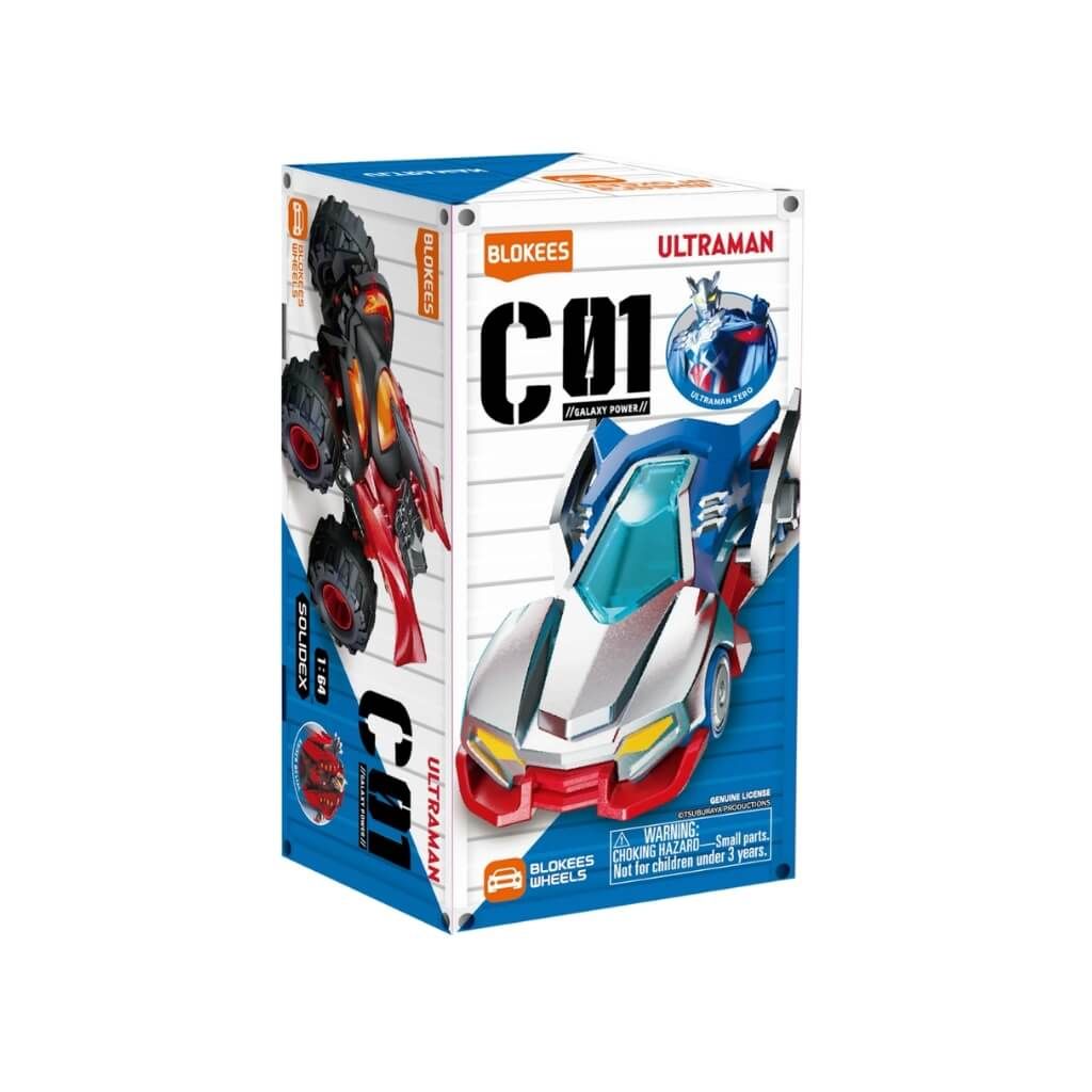 Mô hình đồ chơi lắp ráp Blind box Ultraman Wheels C01 Galaxy Power BLOKEES