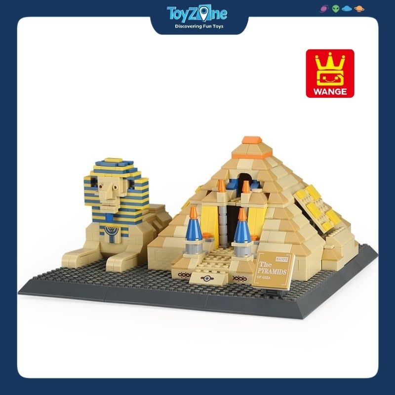 Bộ đồ chơi lắp ráp mô hình Công Trình Kiến Trúc Wange