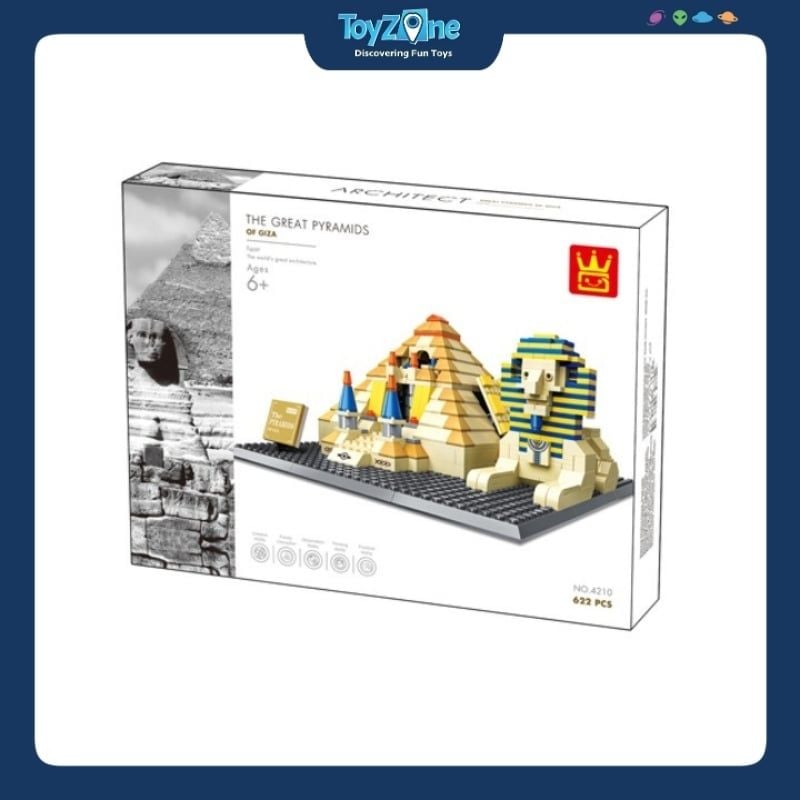 Bộ đồ chơi lắp ráp mô hình Công Trình Kiến Trúc Wange