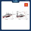 Bộ Đồ Chơi Lắp Ráp Mô Hình Tàu Khu Trục Arleigh Burke-Class WANGE