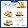 Bộ đồ chơi mô hình lắp ráp xe tăng M1A2 SEP V2 Abrams Sluban