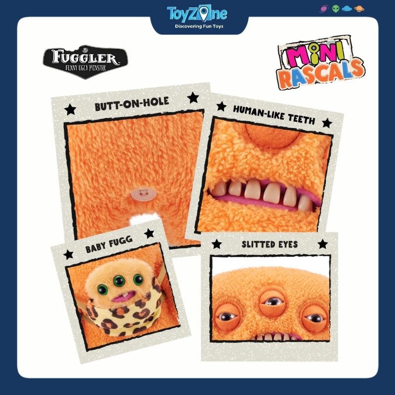 Mô hình đồ chơi sưu tầm Fuggler Mini Rascals 9inch ZURU TOYS