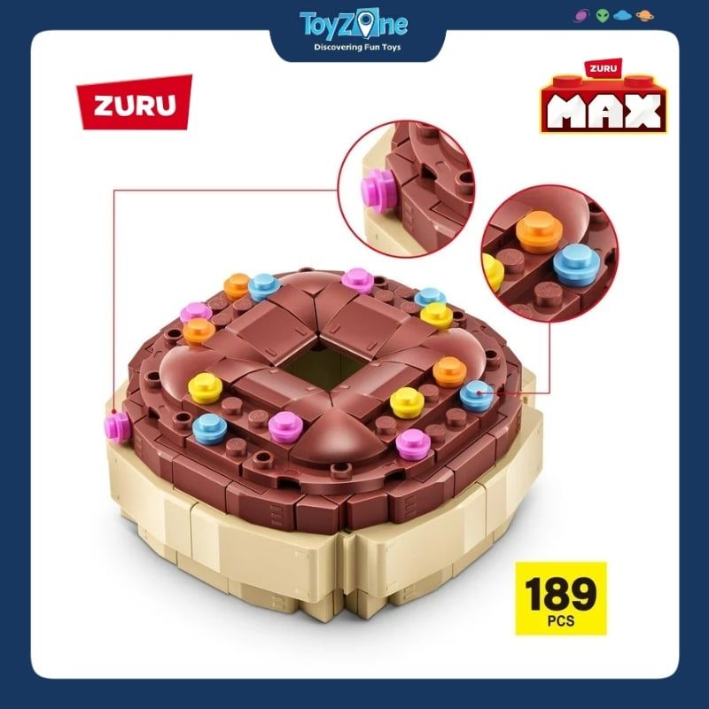  Mô hình đồ chơi Blind box lắp ráp MAX Snack ( Thức Ăn Nhanh ) ZURU TOYS 