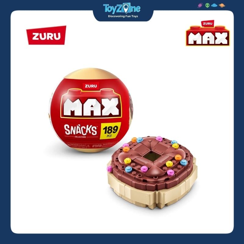  Mô hình đồ chơi Blind box lắp ráp MAX Snack ( Thức Ăn Nhanh ) ZURU TOYS 