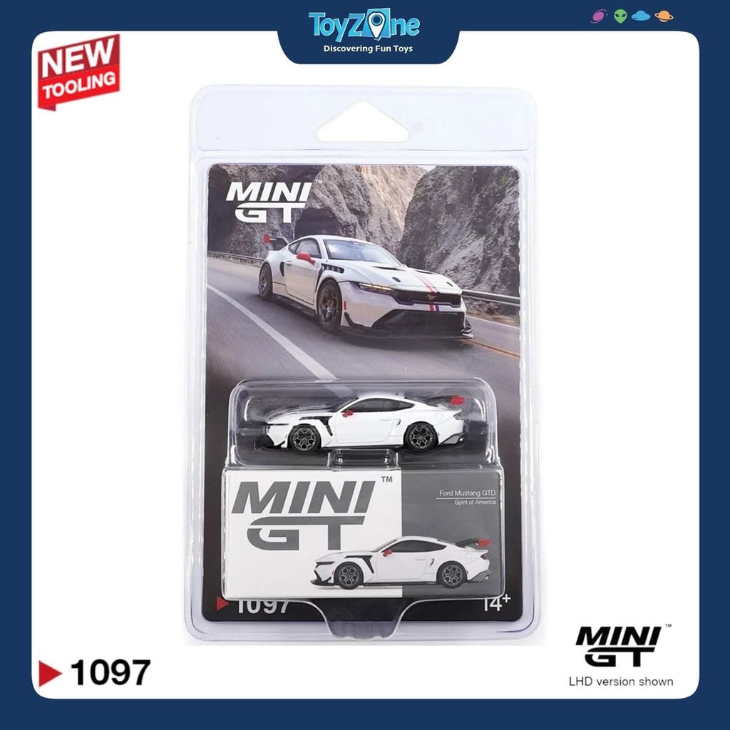 Mô hình xe Ford Mustang GTD 1:64 MiniGT