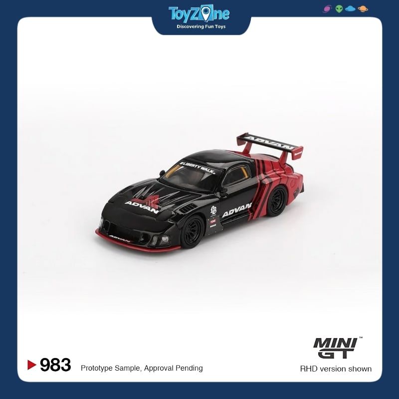Mô hình xe Mazda RX-7 LB-Super Silhouette 1:64 MiniGT