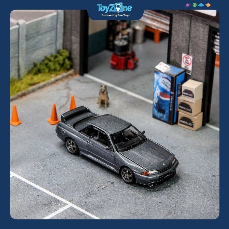  Mô hình xe Nissan Skyline GT-R R32 1:64 POP RACE 