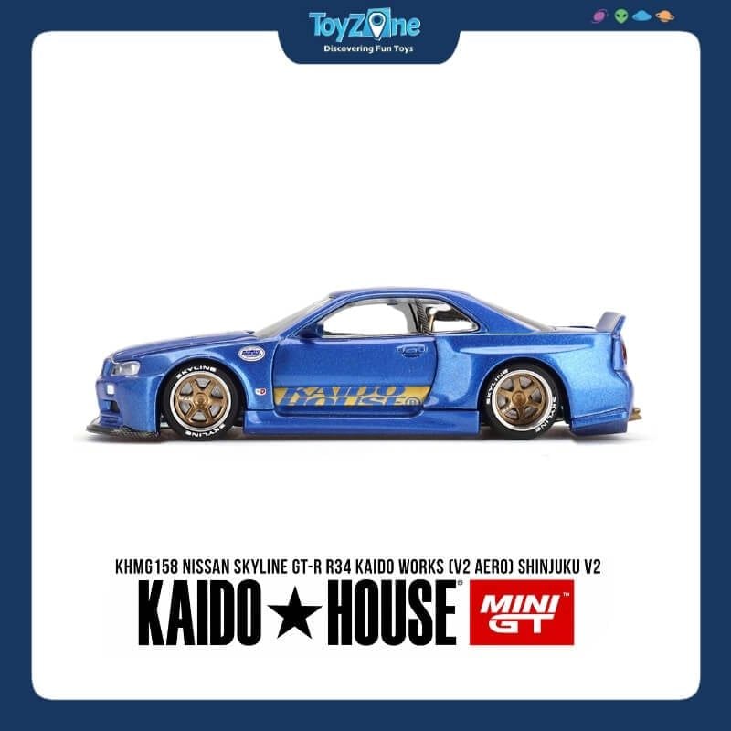 Mô hình xe Nissan Skyline GT-R ( R34 ) KAIDO HOUSE x MiniGT