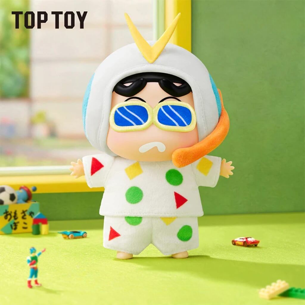 Mô hình Blind box Móc khóa Gấu bông Crayon Shin-chan Classic Memories Series Plush TOP TOY