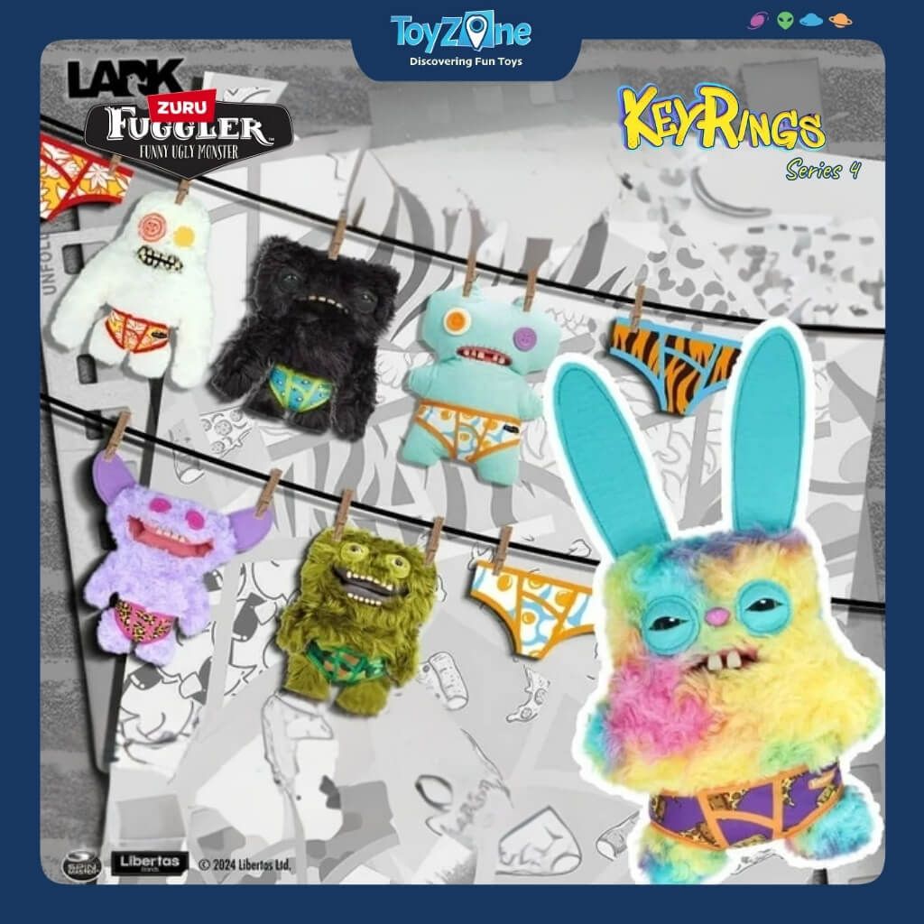 Mô Hình Đồ Chơi Sưu Tầm Móc Khoá Fuggler Keyrings Ver 4 5inch ZURU TOYS