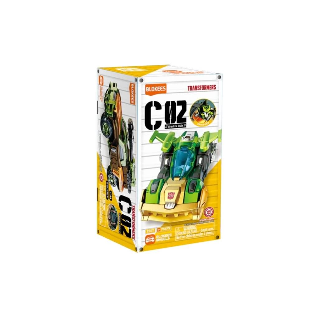 Mô hình đồ chơi lắp ráp Blind box Transformers Wheels C02 Wreck & Rule BLOKEES