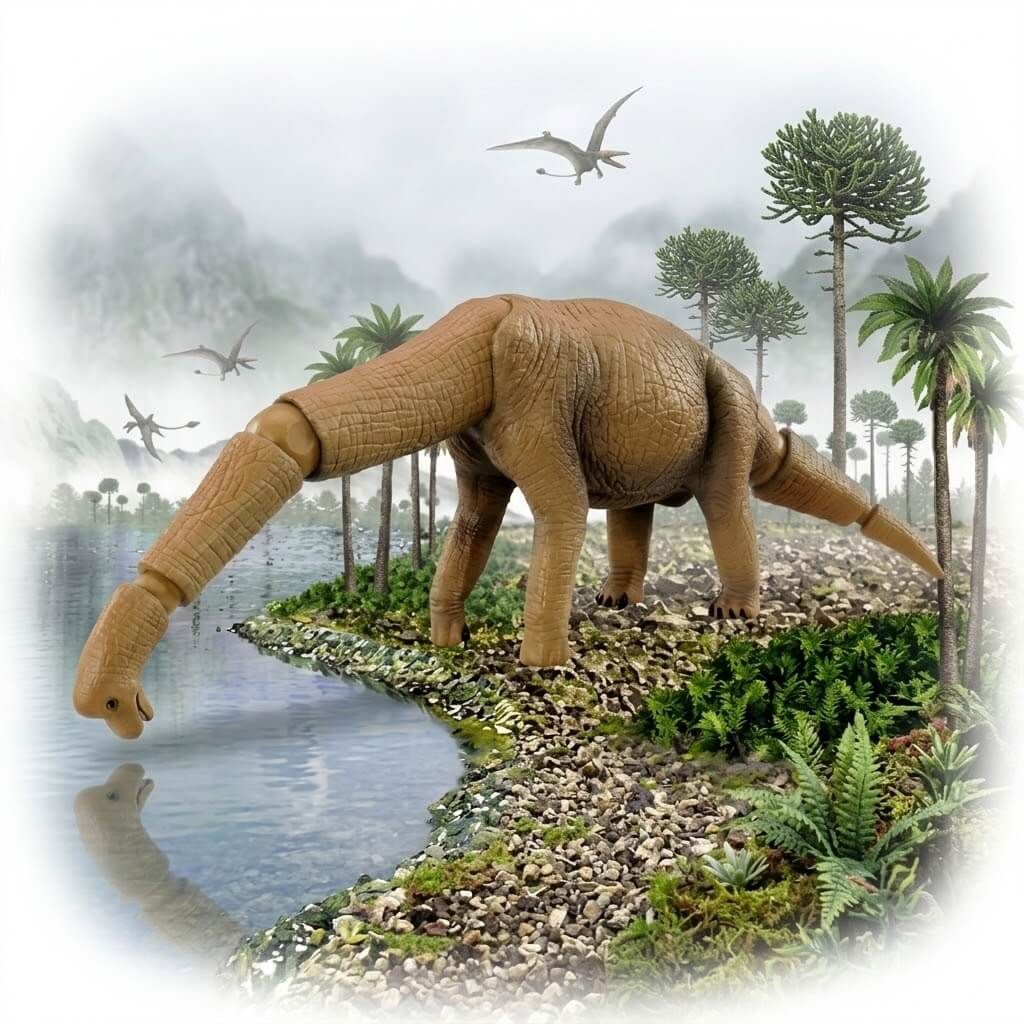 Mô hình đồ chơi Động Vật Khủng Long Cổ Dài ANIA AL-04 Brachiosaurus TAKARA TOMY