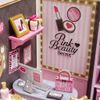 Mô hình lắp ráp nhà nhựa DIY Tiệm Mỹ Phẩm và Spa Hồng Ngọt Rolife Super Creator Pink Beauty Secret DW026 ROBOTIME