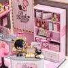 Mô hình lắp ráp nhà nhựa DIY Tiệm Mỹ Phẩm và Spa Hồng Ngọt Rolife Super Creator Pink Beauty Secret DW026 ROBOTIME