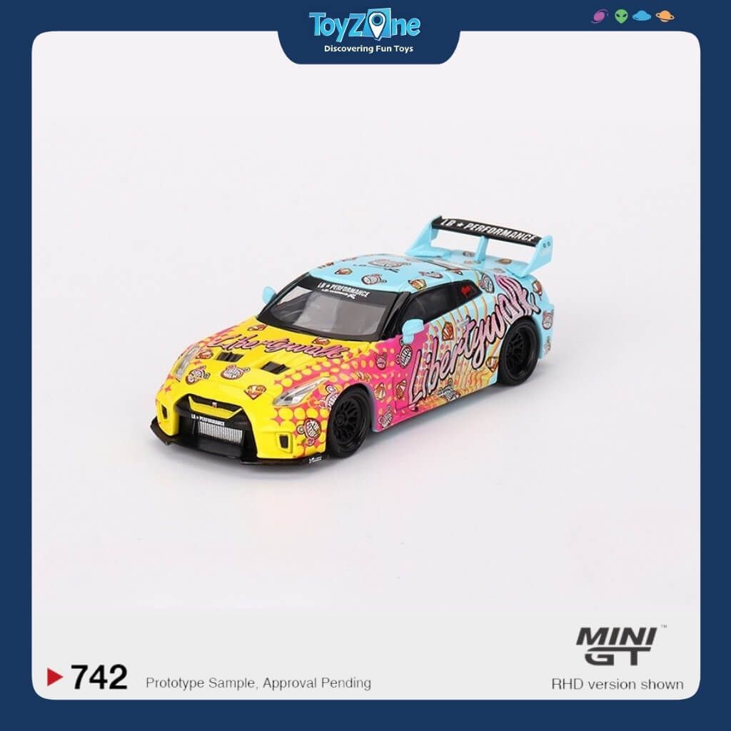  Mô hình xe LB-Silhouette Works GT Nissan 35GT-RR 1:64 MiniGT 