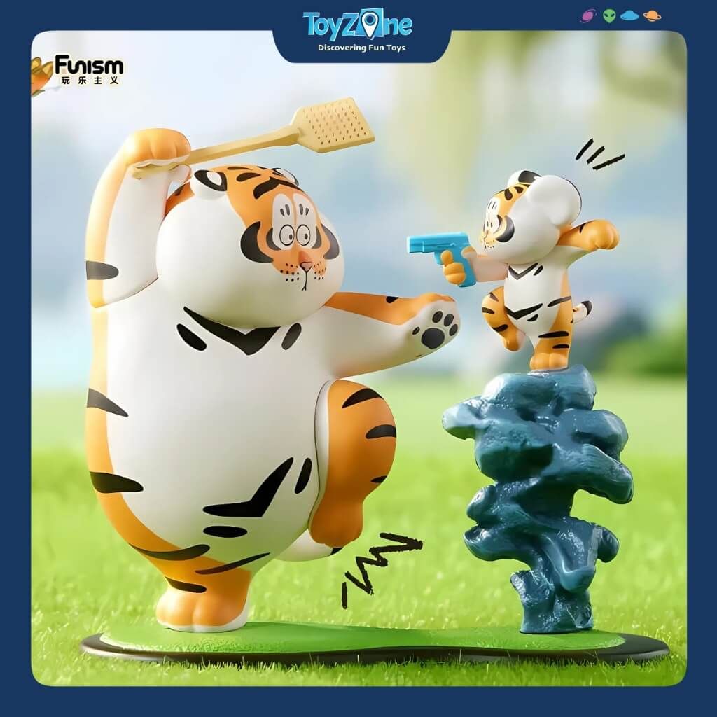 Mô hình đồ chơi Blind box I Am Not Tiger Fat Fatherly Love And Filial Piety ( Tình Phụ Tử Và Lòng Hiếu Thảo ) Series 2 FUNISM