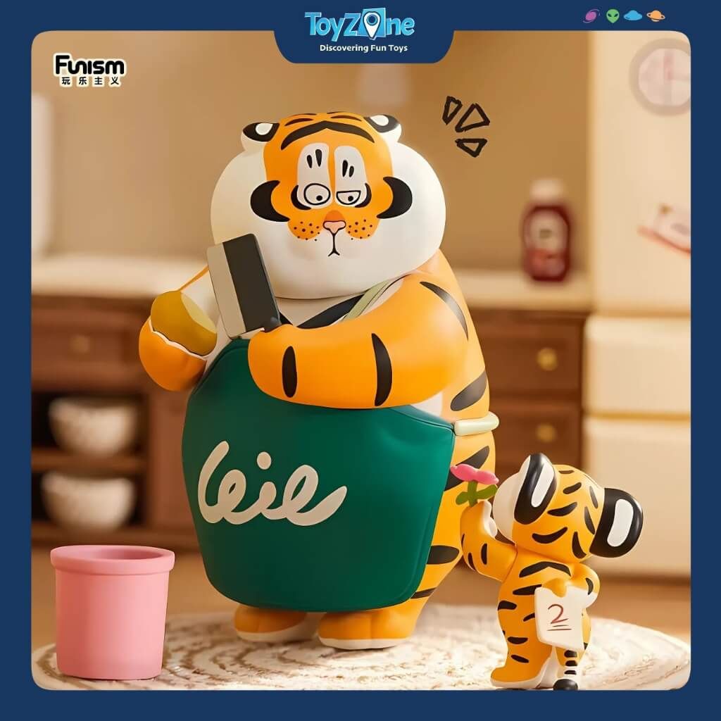 Mô hình đồ chơi Blind box I Am Not Tiger Fat Fatherly Love And Filial Piety ( Tình Phụ Tử Và Lòng Hiếu Thảo ) Series 2 FUNISM